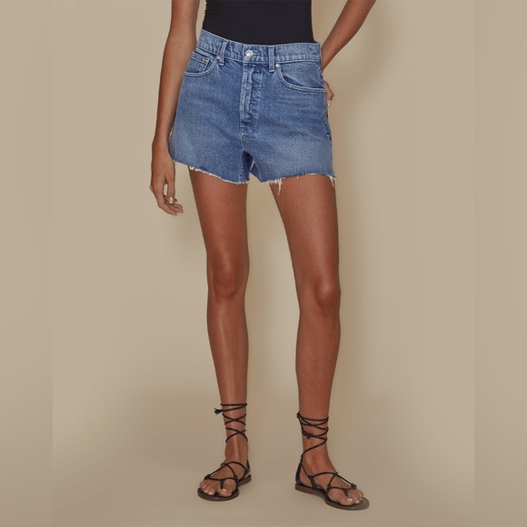 LE JEAN Adele High Waist‎ Denim Shorts - Picture 1 of 12